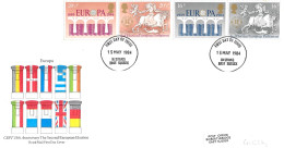 1984 Europa Addressed FDC Tt - 1981-1990 Dezimalausgaben