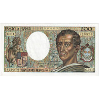 France, 200 Francs, Montesquieu, 1982, C.011, TTB+, Fayette:70.2, KM:155a - 200 F 1981-1994 ''Montesquieu''