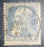 Belgium 25C Used Postmark Stamp King Leopold 1905 - Other & Unclassified