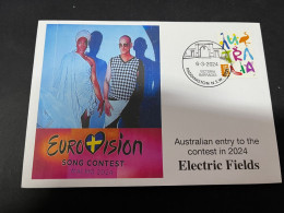 8/3/2024 (2 Y 27) Australia - Eurovision Song Contest Entry For 2024 Representing Australia - Electric Fields - Altri & Non Classificati