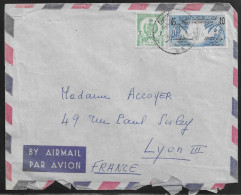 Libya. Stamps Sc. 156, 185 On Air Mail Letter, Sent From Sebha, Libya At 21.12.1960 To France. - Libia