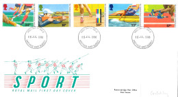 1986 Commonwealth Games Addressed FDC Tt - 1981-1990 Decimale Uitgaven