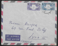 Libya. Stamps Sc. 183, 185 On Air Mail Letter, Sent From Sebha, Libya At 21.12.1960 To France. - Libia