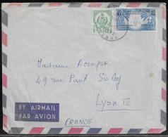 Libya. Stamps Sc. 156, 185 On Air Mail Letter, Sent From Sebha, Libya At 8.12.1960 To France. - Libia