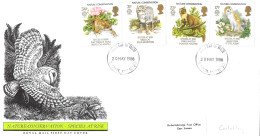 1986 Nature Addressed FDC Tt - 1981-1990 Dezimalausgaben