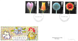 1987 Flowers Addressed FDC Tt - 1981-1990 Decimale Uitgaven