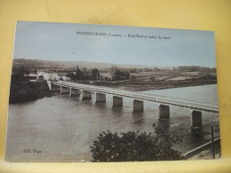 40 2625 CPA COLORISEE - 40 PEYREHORADE - PONT NEUF ET VALLEE DU GAVE. - Peyrehorade