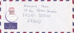 Jordanie -1996 -Lettre AMMAN  Pour VEDENE-84 (France) Timbre  Seul Sur Lettre...cachet - Jordania