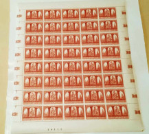 VATICANO    FOGLIO  INTERO   ANNO  1966    L. 40 - Unused Stamps