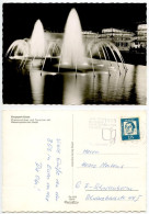 Germany, West 1965 RPPC Postcard Grugapark Essen - Pflanzenvitrinen Und Terrarium Mit Wasserspielen Bei Nacht - Koblenz