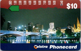 8-3-2024 (Phonecard) City At Night  - $ 10.00 Phonecard - Carte De Téléphoone (1 Card) - Australie