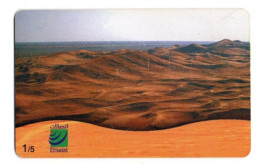 EMIRATS ARABES UNIS TELECARTE EMPTY QUARTER DESERT - Ver. Arab. Emirate