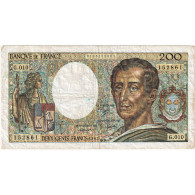 France, 200 Francs, Montesquieu, 1982, G.010, TB, Fayette:70.2, KM:155a - 200 F 1981-1994 ''Montesquieu''