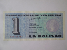 Venezuela 1 Bolivar 1989 Banknote UNC See Pictures - Venezuela