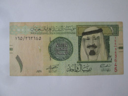 Saudi Arabia 1 Riyal 2007 Banknote See Pictures - Saudi-Arabien