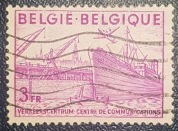 Belgium 3 Fr National Industry Used Stamp 1948 - Oblitérés