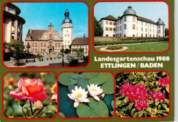 73923177 Ettlingen Landesgartenschau 1988 Rathaus Schloss Blumenpracht - Ettlingen