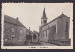 Ansichtskarte Wellin Belgien Kirche Cafe - Sonstige & Ohne Zuordnung