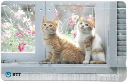 Phonecard - Japan, Kittens 7, N°1163 - Collections