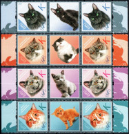 Transnistria 2024 "Breeds Of The Cats" (4v X 2) Zd Zf Perforated Quality:100% - Moldova