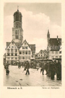 73775753 Biberach Riss Partie Am Marktplatz Kirche Biberach Riss - Biberach