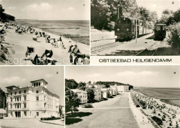 73257374 Heiligendamm Ostseebad Strand Molli Inselbahn Sanatorium Strandpromenad - Heiligendamm