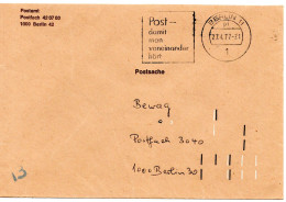 75864 - Berlin - 1977 - Postsache-OrtsBf BERLIN - ..., M Doppel-Codierung - Briefe U. Dokumente