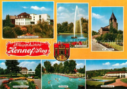 73255082 Hennef Sieg St Josefs Krankehaus Kurpark St Michael Kneippkurhaus Freib - Hennef