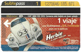 Subway Pass - Argentina, Herbie, N°1204 - Sammlungen