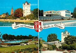 73249218 Eltville Rhein Kurfuerstliche Burg Rheingauhalle Freibad Eltville Rhein - Eltville