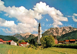 73247026 Pfronten Kirche Panorama Pfronten - Pfronten