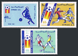 Syria 963-865,966,MNH.Michel 1546-1548,Bl.62. World Soccer Cup Spain-1982. - Syria