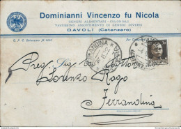 Cl192 Cartolina  Commerciale  Davoli Provincia Di Catanzaro 1932 - Catanzaro