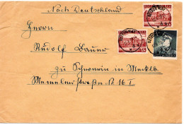 75883 - Polen - 1938 - 25gr Rydz MiF A Bf OSTROW WLKP -> Deutschland - Covers & Documents