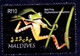 Maldives 2004 MNH, Maki Frog, Amphibians - Kikkers