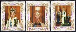 Iran 1488-1490,MNH.Michel 1400-1402. Coronation Of Shah Riza Pahlavi,Farah,1968. - Iran