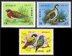 Iran 1638-1640,MNH.Michel 1552-1554. Birds 1972.Sand Grouse,Rock Ptarmigan, - Iran