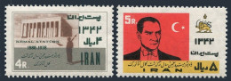 Iran 1269-1270,MNH.Michel 1180-1181. Kemal Ataturk,president Of Turkey,1963. - Iran