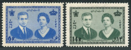 Iran 1253-1254,MNH.Michel 1164-1165. Visit 1963.Queen Juliana,Netherlands.Shah. - Iran
