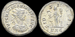 Carinus AE Silvered Antoninianus Fides Standing Front - L'Anarchie Militaire (235 à 284)