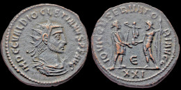 Diocletian AE Antoninianus Diocletian Standing Right - La Tetrarchia E Costantino I Il Grande (284 / 307)