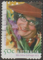 AUSTRALIA - DIE-CUT - USED - 2006 50c Legends - Mrs. Edna Everage 1973 - Gebraucht