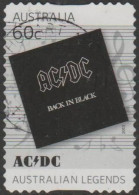 AUSTRALIA - DIE-CUT - USED - 2013 60c Music Legends - AC/DC - Usados