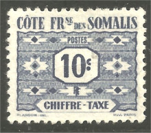 XW01-2724 Cote Somalis 1947 Chiffre Taxe Postage Due Sans Gomme - Gebraucht