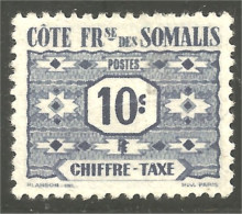XW01-2724 Cote Somalis 1947 Chiffre Taxe Postage Due Sans Gomme - Oblitérés