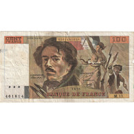 France, 100 Francs, Delacroix, 1979, M.11, B, Fayette:69.2c, KM:154a - 100 F 1978-1995 ''Delacroix''