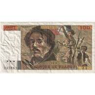 France, 100 Francs, Delacroix, 1978, F.2, TTB, Fayette:68.2, KM:153 - 100 F 1978-1995 ''Delacroix''