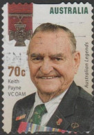 AUSTRALIA - DIE-CUT - USED - 2015 70c Legends Victoria Cross Winners - Keith Payne VC OAM - Gebraucht