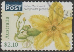 AUSTRALIA - DIE-CUT - USED - 2017 $2.10 Water Plants, International - Entire Marshwort - Used Stamps