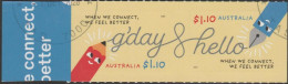 AUSTRALIA - DIE-CUT - USED - 2020 $2.20 When We Connect We Feel Better - Pair From Sheetlet, Backing Attached - Gebraucht